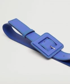 Mango Square Buckle Belt Blue -Mango Jewellery Wallets Belts For Women Sales unnamed file 1604