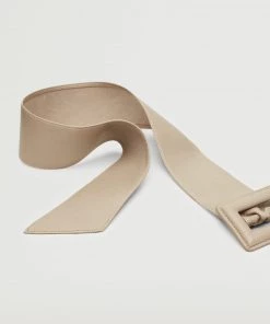 Mango Faux-leather Belt Ecru -Mango Jewellery Wallets Belts For Women Sales unnamed file 1617