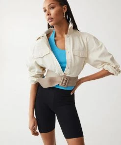 Mango Faux-leather Belt Ecru -Mango Jewellery Wallets Belts For Women Sales unnamed file 1619