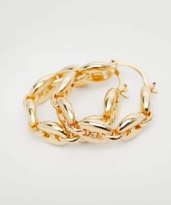 Mango Bead Loop Earrings Gold -Mango Jewellery Wallets Belts For Women Sales unnamed file 163