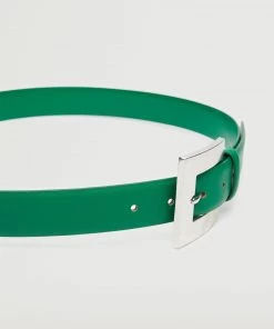 Mango Square Buckle Belt Green -Mango Jewellery Wallets Belts For Women Sales unnamed file 1630