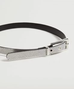 Mango Strass Buckle Belt Silver -Mango Jewellery Wallets Belts For Women Sales unnamed file 1664