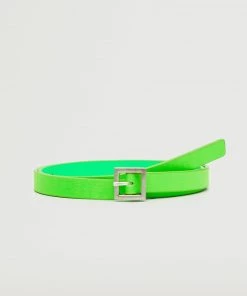 Mango Fluor Buckle Belt Pink