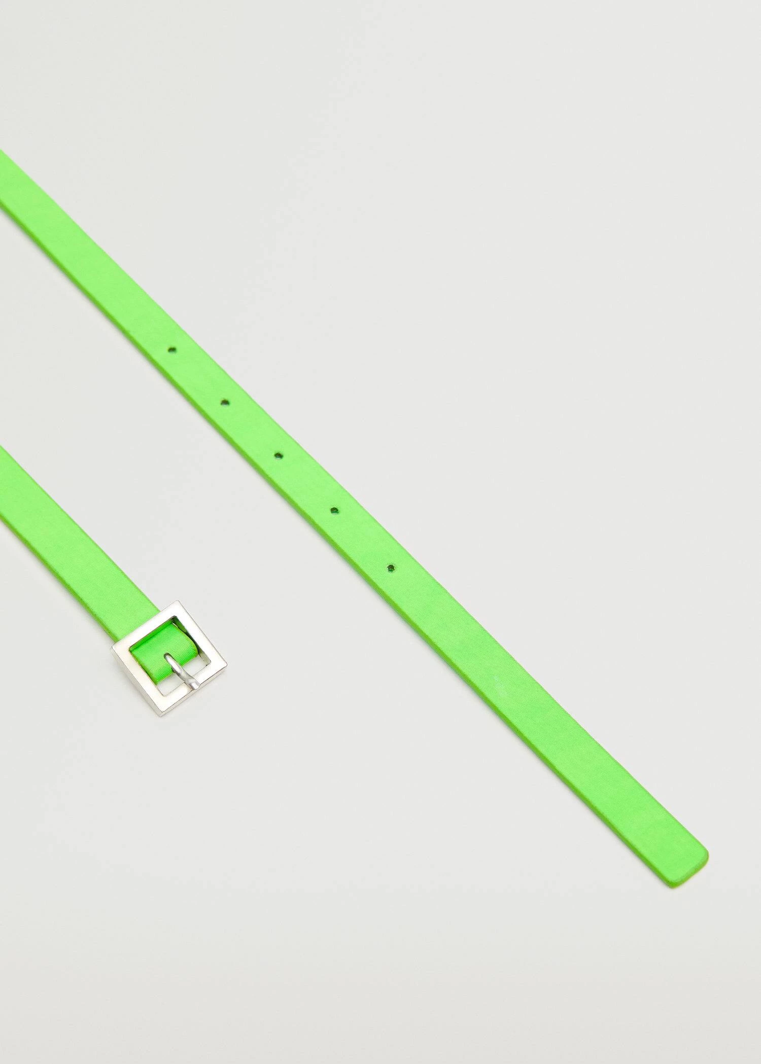 Mango Fluor Buckle Belt Pink 3 Mango Fluor Buckle Belt Pink - Image 3