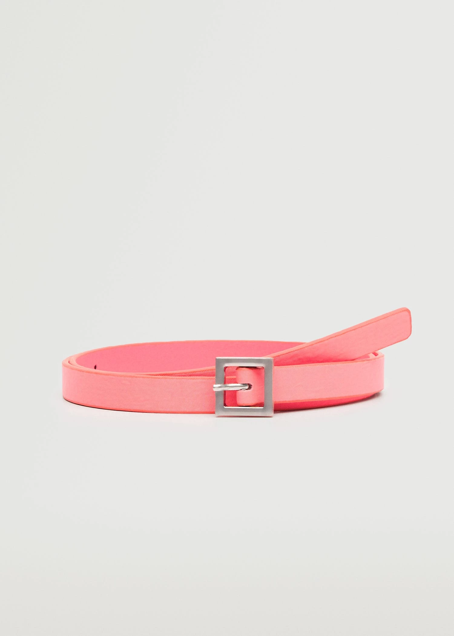 Mango Fluor Buckle Belt Pink 5 Mango Fluor Buckle Belt Pink - Image 5