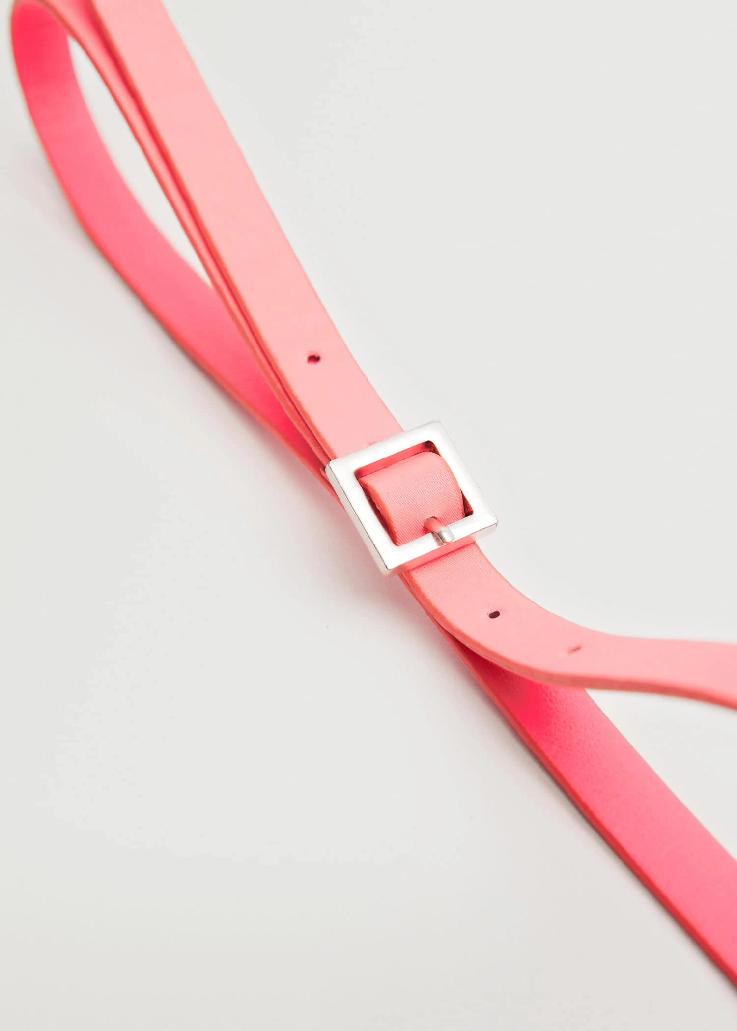 Mango Fluor Buckle Belt Pink 6 Mango Fluor Buckle Belt Pink - Image 6