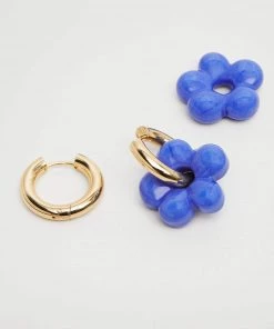 Mango Ceramic Floral Earrings Gold -Mango Jewellery Wallets Belts For Women Sales unnamed file 169