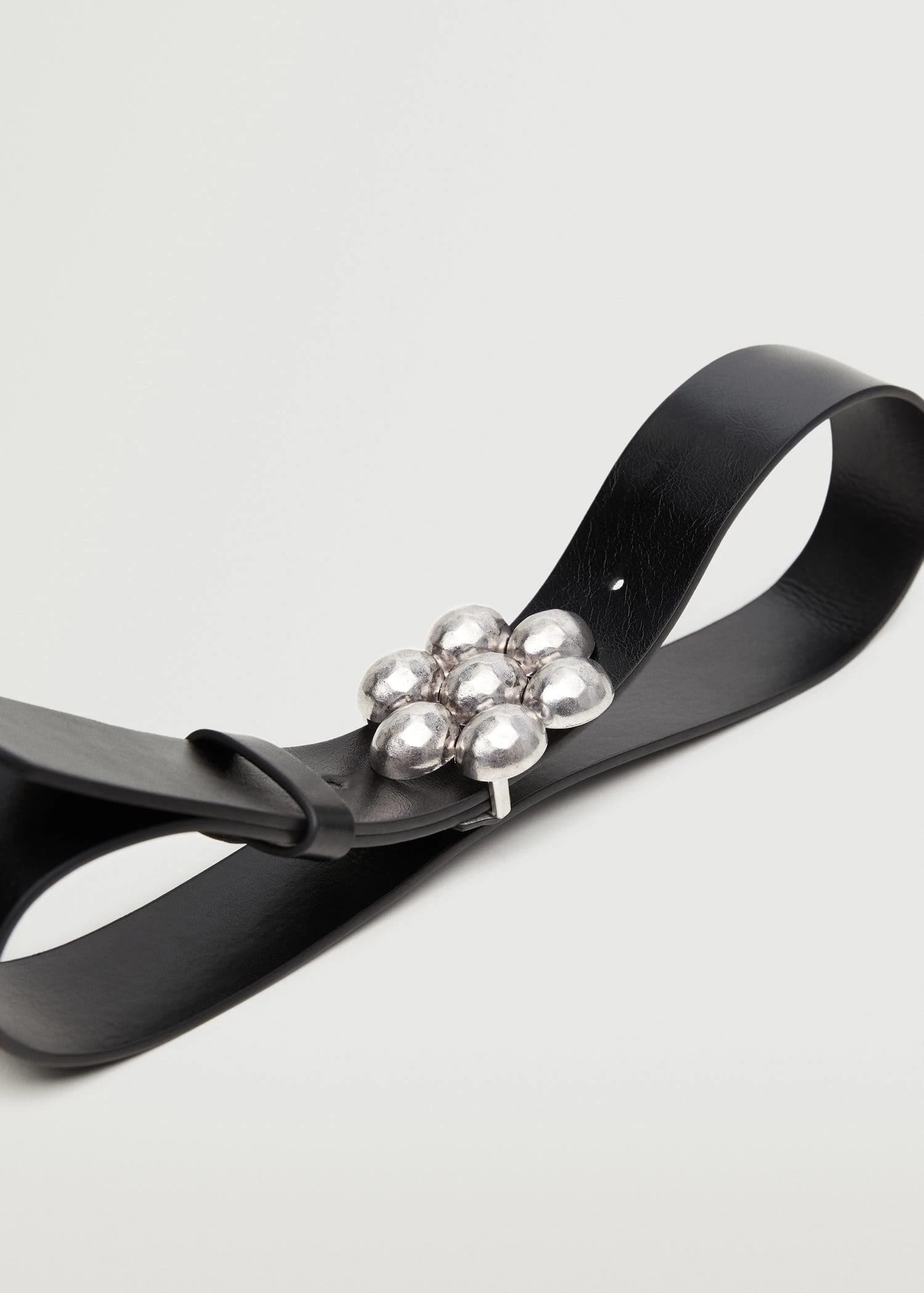 Mango Flower Buckle Belt Chocolate 3 Mango Flower Buckle Belt Chocolate - Image 3