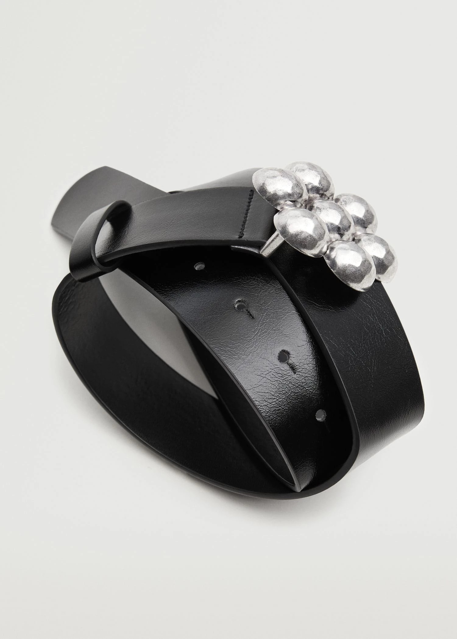 Mango Flower Buckle Belt Chocolate 9 Mango Flower Buckle Belt Chocolate - Image 9