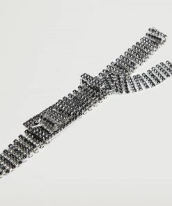 Mango Glossed-effect Appliqué Belt Black -Mango Jewellery Wallets Belts For Women Sales unnamed file 1721