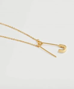 Mango Pendant Chain Necklace Gold -Mango Jewellery Wallets Belts For Women Sales unnamed file 173