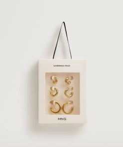 Mango Mixed Hoop Earrings Gold -Mango Jewellery Wallets Belts For Women Sales unnamed file 180