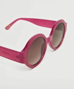 Mango Tortoiseshell Rounded Sunglasses Purple -Mango Jewellery Wallets Belts For Women Sales unnamed file 1801