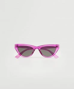 Mango Cat-eye Sunglasses Violet