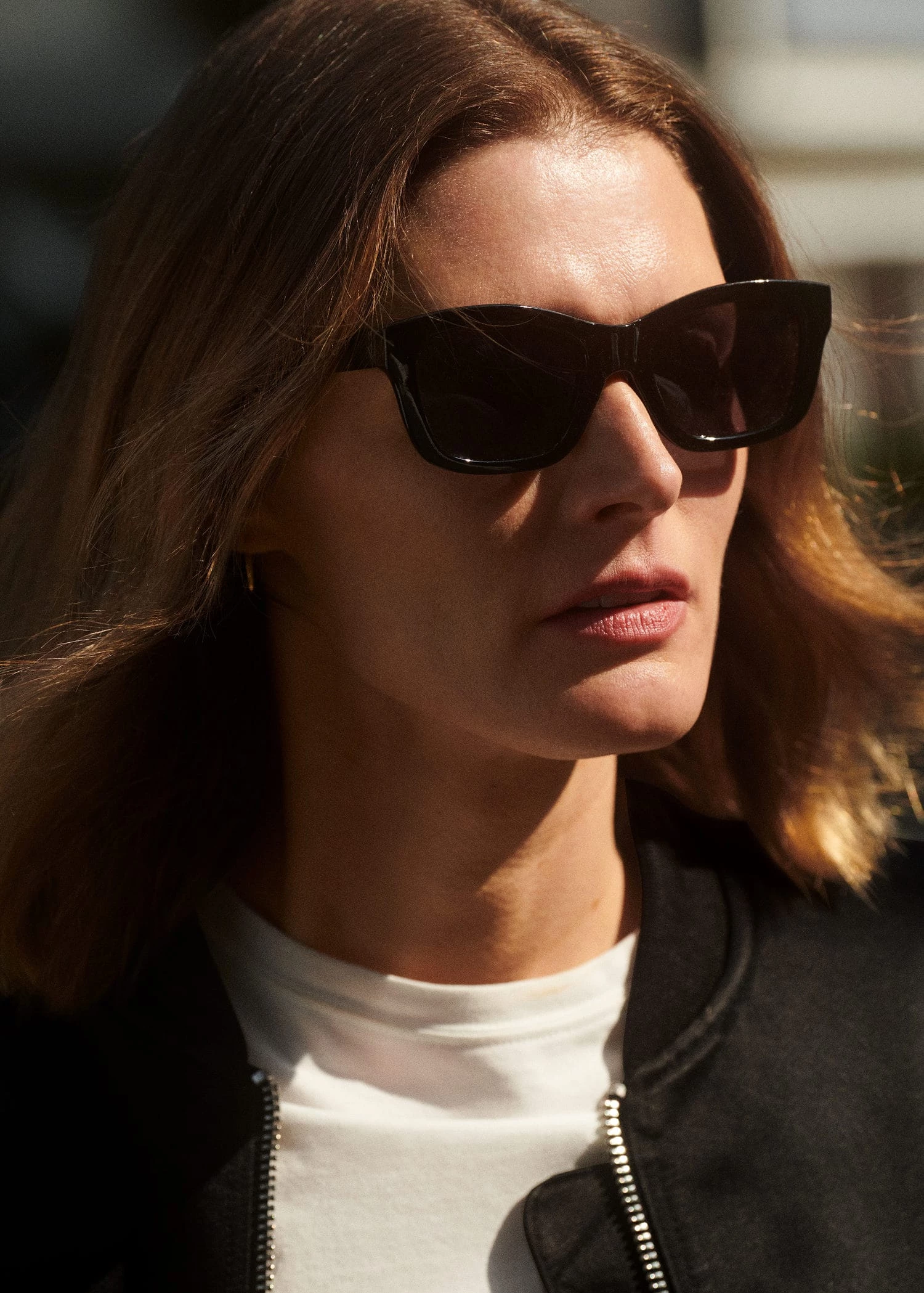 Mango Acetate Frame Sunglasses Black 1 Mango Acetate Frame Sunglasses Black