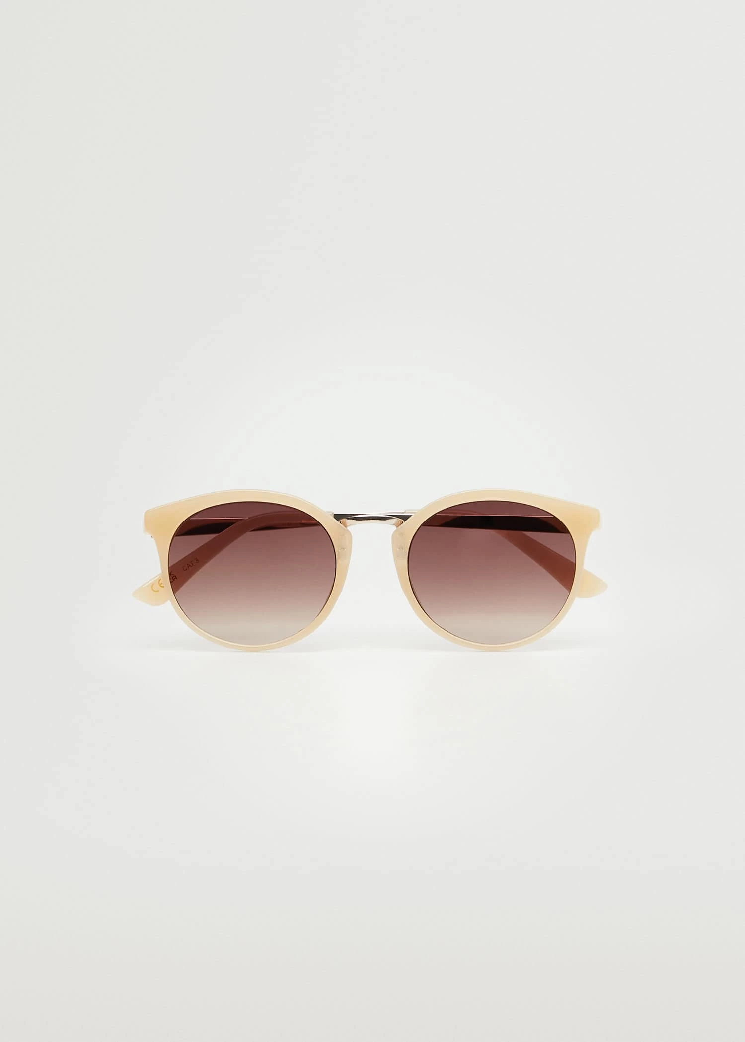 Mango Acetate Frame Sunglasses Ecru 5 Mango Acetate Frame Sunglasses Ecru - Image 5