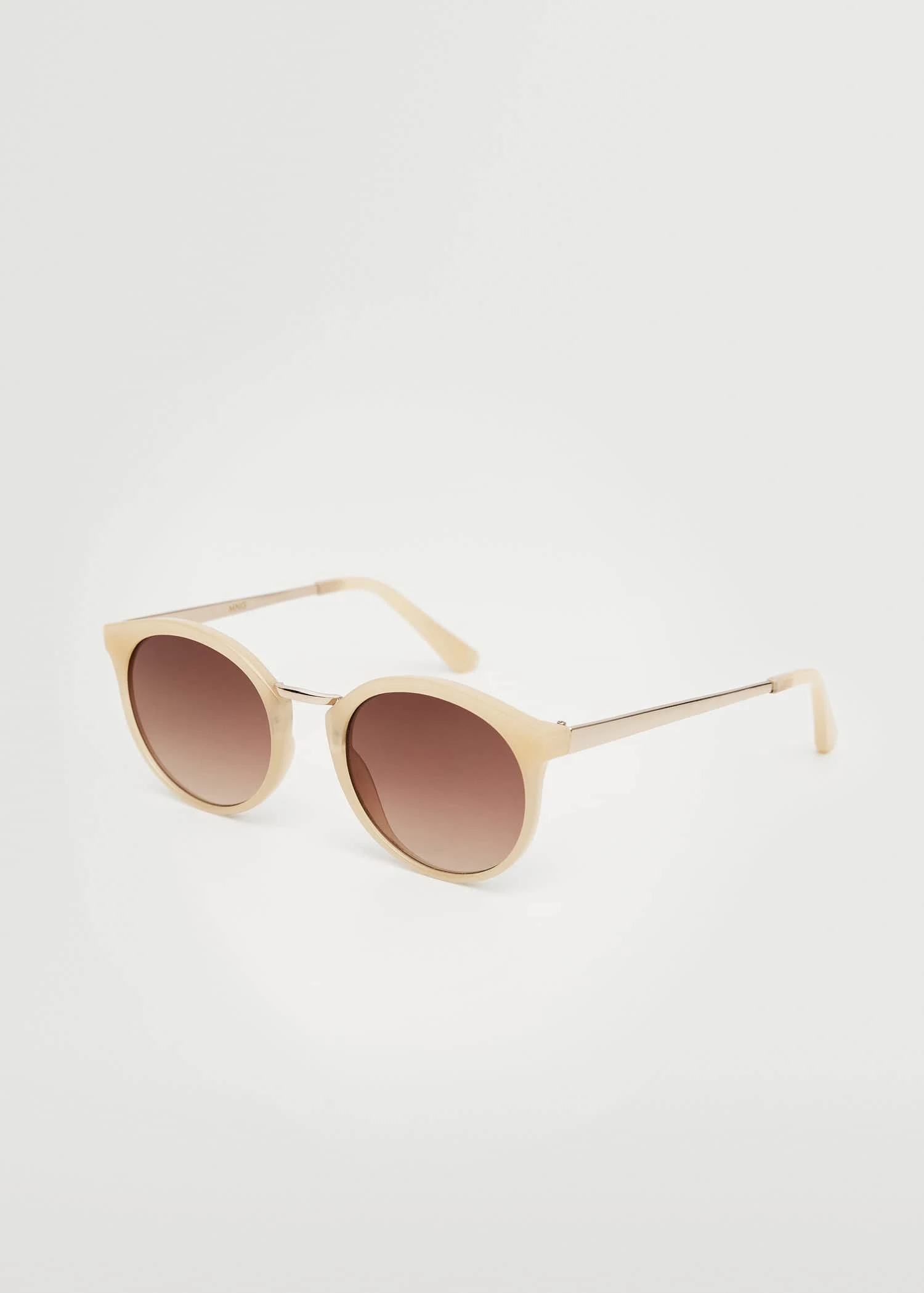 Mango Acetate Frame Sunglasses Ecru 6 Mango Acetate Frame Sunglasses Ecru - Image 6