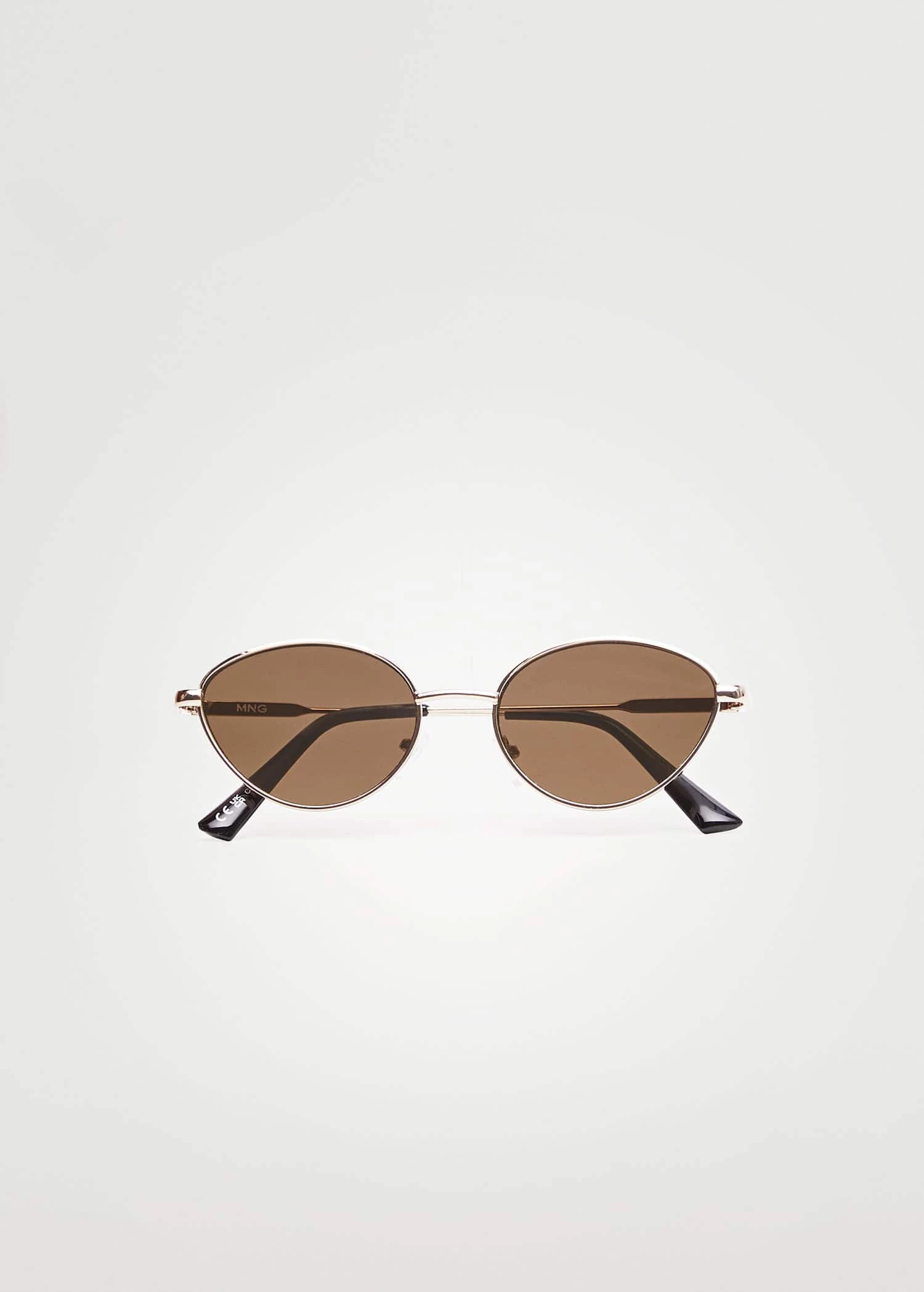 Mango Metallic Frame Sunglasses Gold 5 Mango Metallic Frame Sunglasses Gold - Image 5