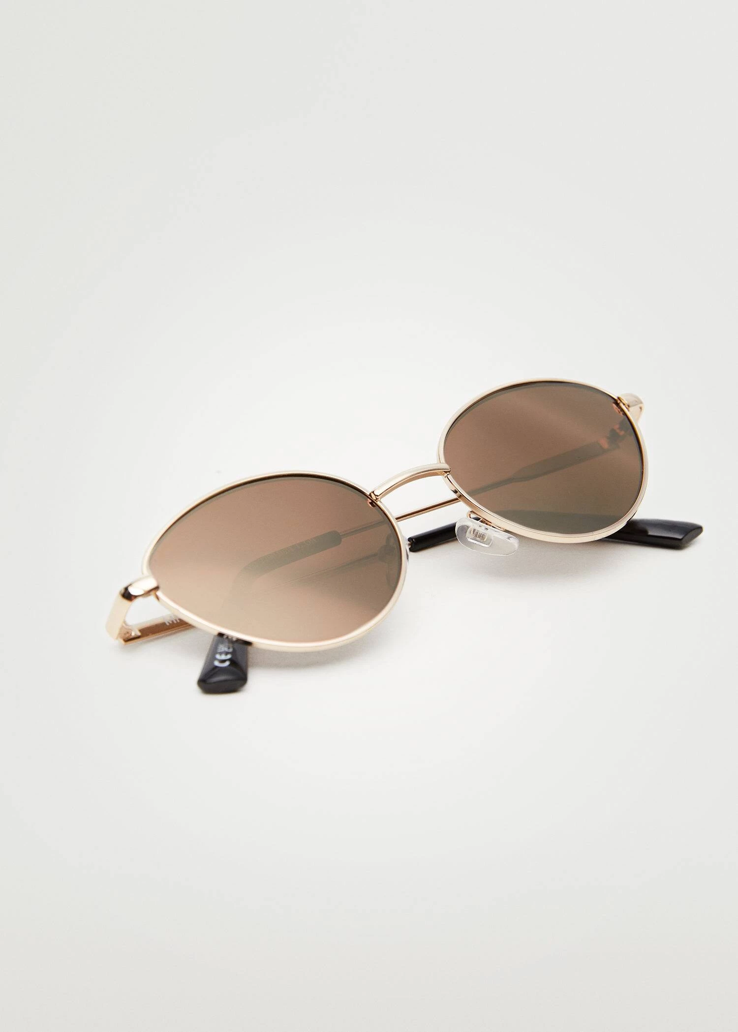 Mango Metallic Frame Sunglasses Gold 8 Mango Metallic Frame Sunglasses Gold - Image 8
