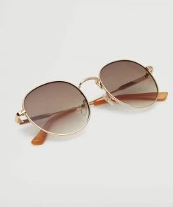 Mango Metallic Frame Sunglasses Gold -Mango Jewellery Wallets Belts For Women Sales unnamed file 2080