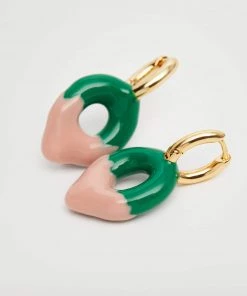 Mango Clay Hoop Earrings Gold -Mango Jewellery Wallets Belts For Women Sales unnamed file 209