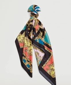 Mango Printed Scarf Red -Mango Jewellery Wallets Belts For Women Sales unnamed file 2093