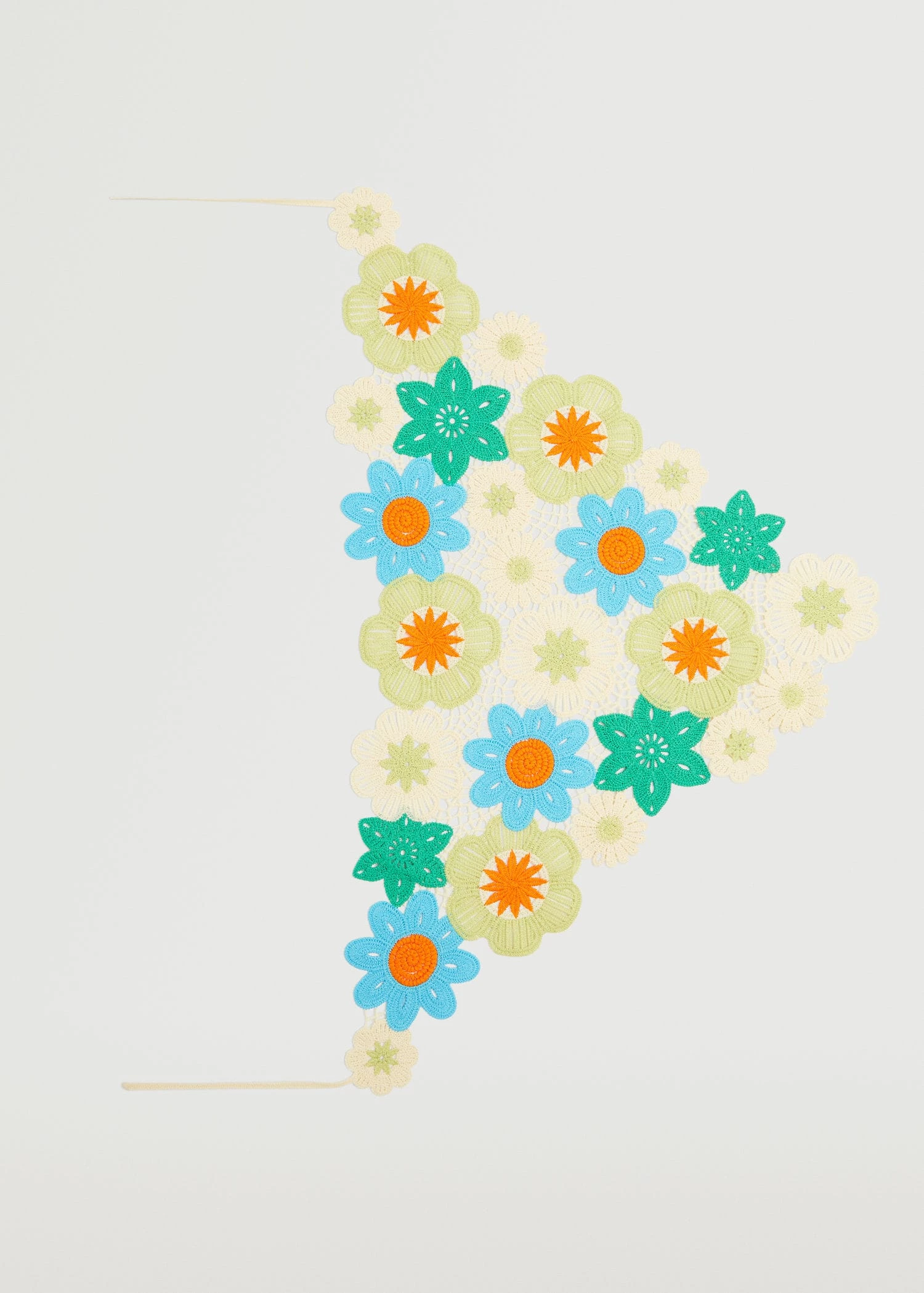 Mango Floral Scarf Pink 4 Mango Floral Scarf Pink - Image 4