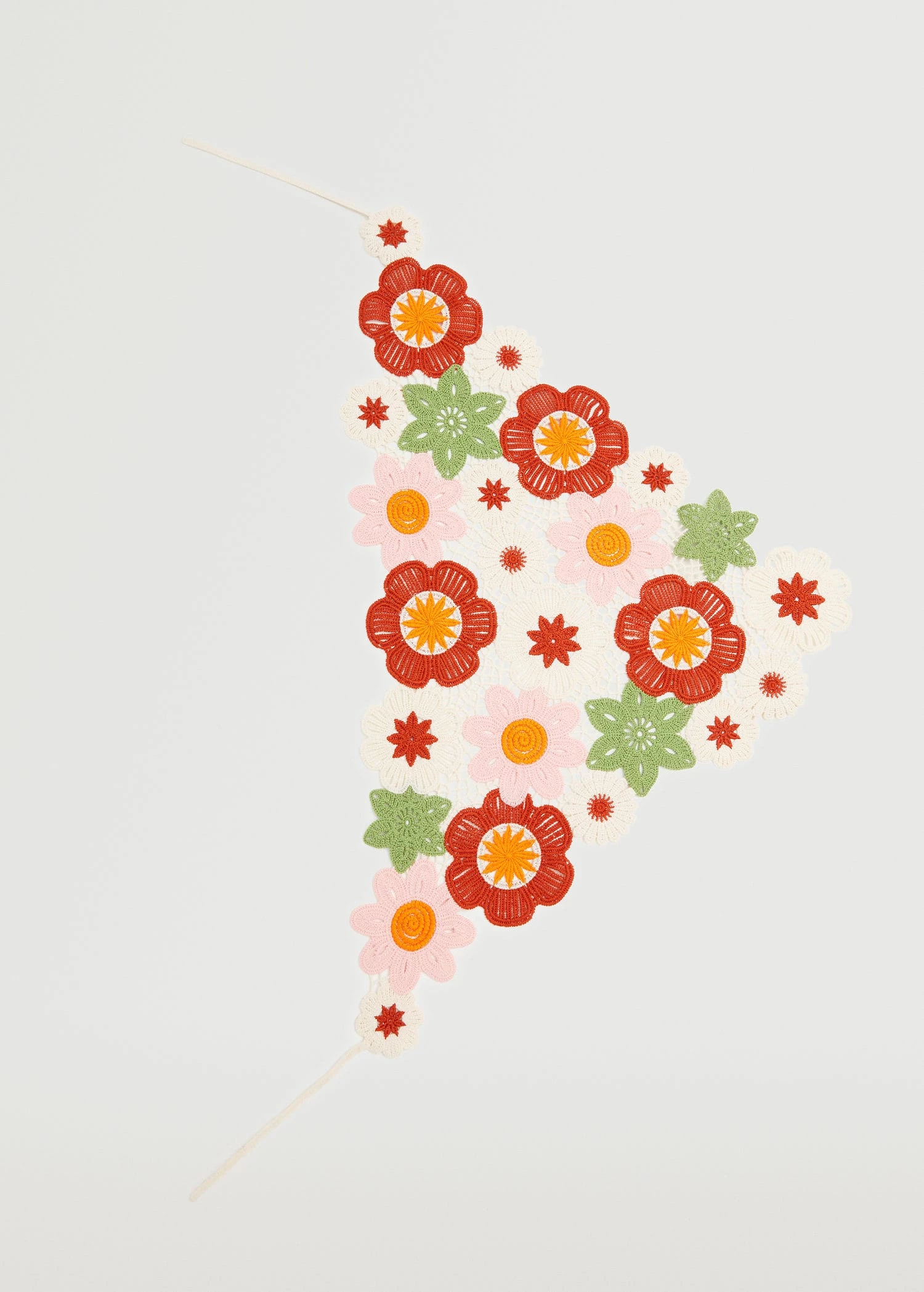 Mango Floral Scarf Pink 6 Mango Floral Scarf Pink - Image 6