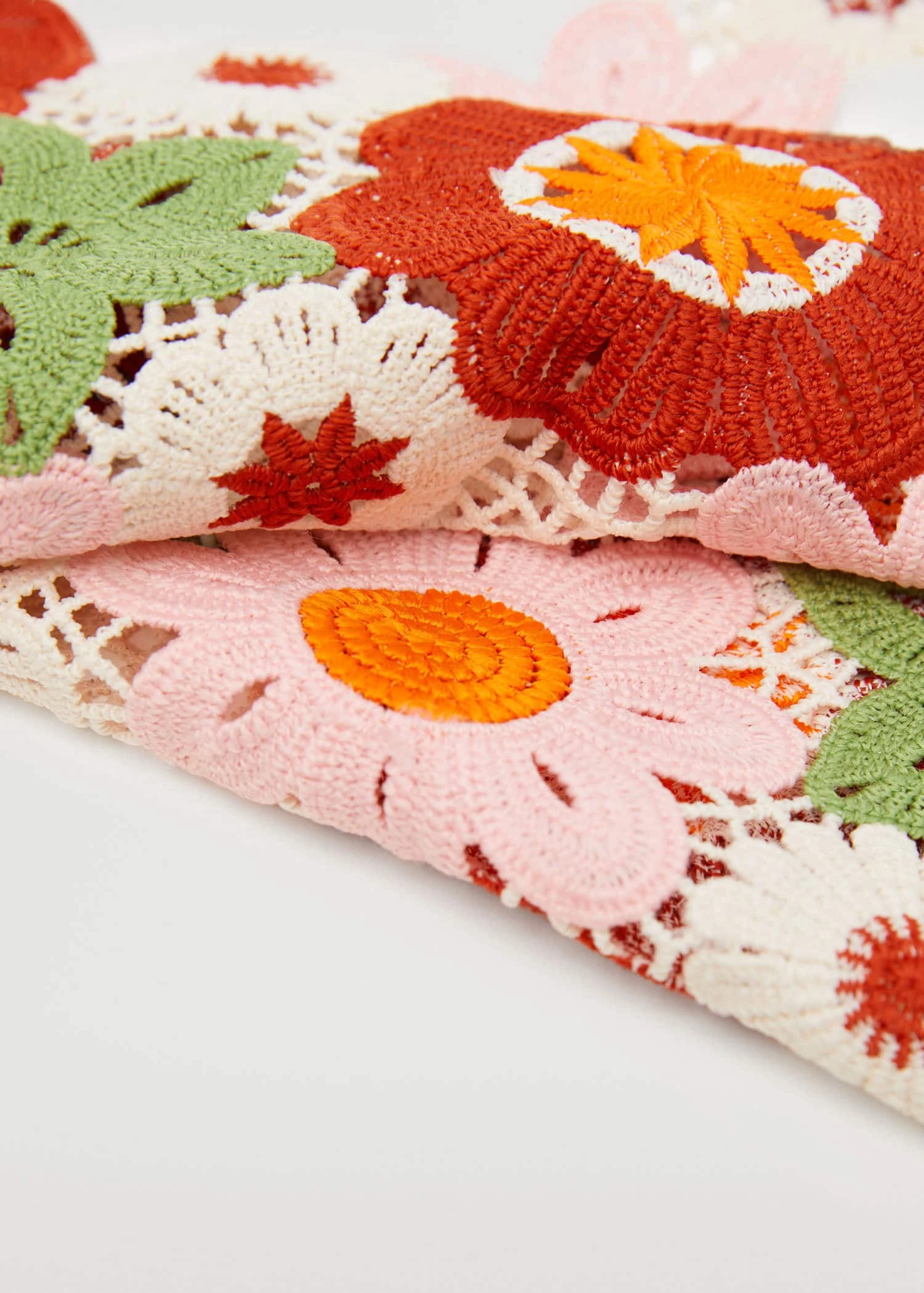 Mango Floral Scarf Pink 8 Mango Floral Scarf Pink - Image 8