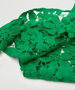 Mango Floral Scarf Green