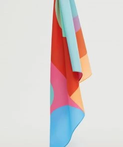 Mango Geometric Printed Foulard Pink 8 Mango Geometric Printed Foulard Pink -Mango Jewellery Wallets Belts For Women Sales unnamed file 2153