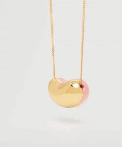 Mango Bead Chain Necklace Pastel Pink -Mango Jewellery Wallets Belts For Women Sales unnamed file 218