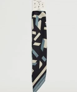 Mango Printed Scarf Blue -Mango Jewellery Wallets Belts For Women Sales unnamed file 2181