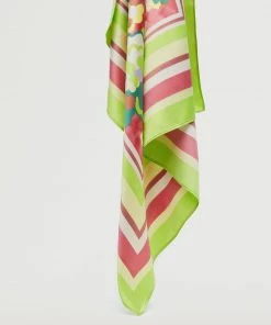 Mango Floral Printed Scarf Lime -Mango Jewellery Wallets Belts For Women Sales unnamed file 2191