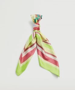 Mango Floral Printed Scarf Lime -Mango Jewellery Wallets Belts For Women Sales unnamed file 2193