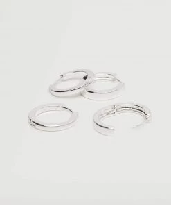 Mango Earring Hoop Set Gold -Mango Jewellery Wallets Belts For Women Sales unnamed file 226