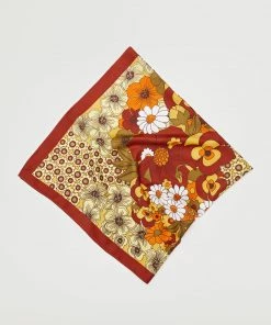 Mango Floral Printed Scarf Vanilla