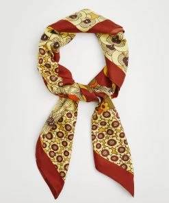 Mango Floral Printed Scarf Vanilla -Mango Jewellery Wallets Belts For Women Sales unnamed file 2276