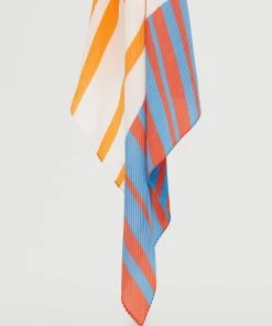 Mango Printed Pleated Scarf Ecru -Mango Jewellery Wallets Belts For Women Sales unnamed file 2279