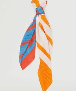 Mango Printed Pleated Scarf Ecru -Mango Jewellery Wallets Belts For Women Sales unnamed file 2280