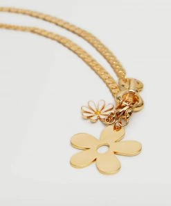 Mango Flower Necklace Gold -Mango Jewellery Wallets Belts For Women Sales unnamed file 231