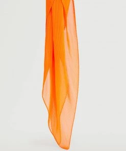 Mango Semi-transparent Textured Scarf Pink -Mango Jewellery Wallets Belts For Women Sales unnamed file 2312