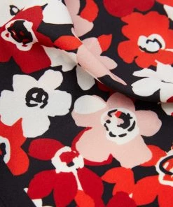 Mango Floral Printed Scarf Pink