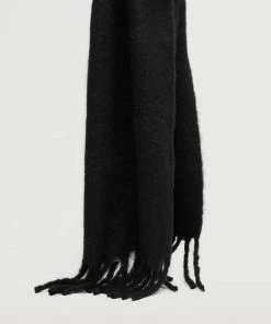 Mango Fringes Knit Scarf Pastel Pink -Mango Jewellery Wallets Belts For Women Sales unnamed file 2355