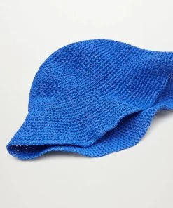Mango Raffia Hat Blue -Mango Jewellery Wallets Belts For Women Sales unnamed file 2394