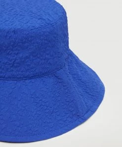 Mango Texture Bucket Hat Blue -Mango Jewellery Wallets Belts For Women Sales unnamed file 2423