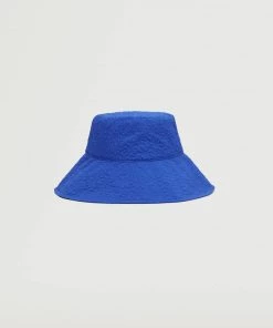 Mango Texture Bucket Hat Blue -Mango Jewellery Wallets Belts For Women Sales unnamed file 2427