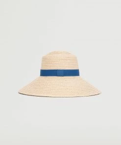 Mango Raffia Pamela Hat Ecru -Mango Jewellery Wallets Belts For Women Sales unnamed file 2430