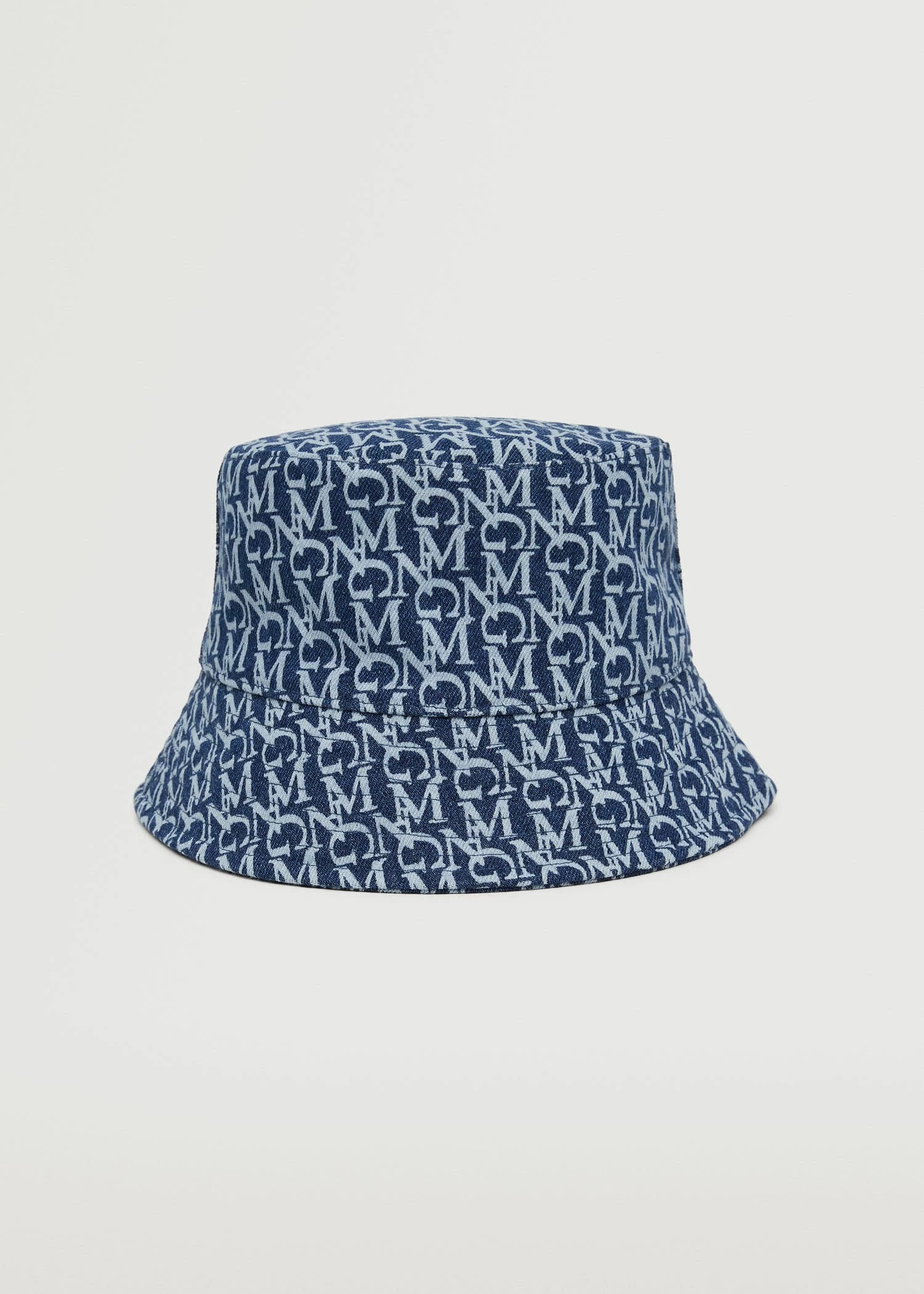 Mango Bucket Hat With Logo Medium Blue 3 Mango Bucket Hat With Logo Medium Blue - Image 3