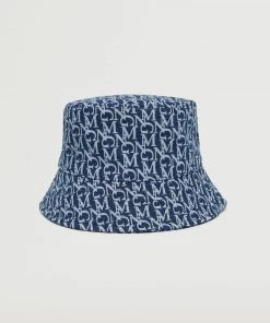 Mango Bucket Hat With Logo Medium Blue 7 Mango Bucket Hat With Logo Medium Blue -Mango Jewellery Wallets Belts For Women Sales unnamed file 2452